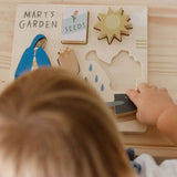 Mary's Garden Wooden Puzzle