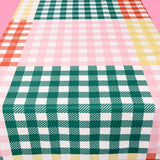 Camp Bride Gingham Washable Tablecloth