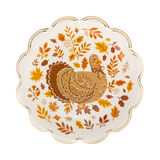 Turkey Foliage Paper Plates