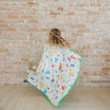 Three-Layer Quilt - Sesame Friends