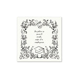 Scroll Floral Cocktail Napkin