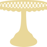 Scalloped Cake Stand