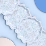 Something Blue Plates - 25 paper plates, bachelorette, bride