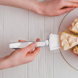Clear Disposable Plastic Cake Cutter/Lifter - 5 pcs