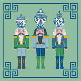 Ginger Jar Nutcracker Cocktail Napkins