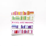 Books Are Magic Watercolor Sticker