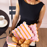 Pink & Orange Boo La La Dinner Napkin
