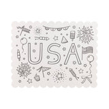 USA Coloring Activity Placemat (24 ct)