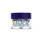 Macro Glitter | Silver-Lunar | Chunky Glitter | Body Glitter
