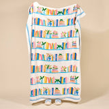 Snuggle Up Plush Blanket–Book Shelfie