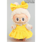 PLEATED DRESS WITH MATCHING BOW LABUBU OUTFIT ONLY