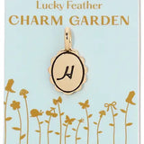 Scalloped Initial Charm