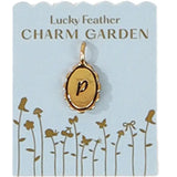 Scalloped Initial Charm