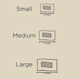 Flat Rectangle Hair Clip | Medium | Fir Real