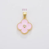 Enamel Four Leaf Clover