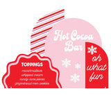 Red and Pink Christmas Decor Signs