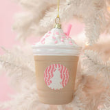 Frappe All the Way - Frozen Coffee Drink Christmas Ornament