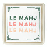 Ceramic Napkin Tray + Napkins - Le Mahj
