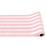 PETAL PINK SIGNATURE CABANA STRIPE TABLE RUNNER