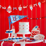 Summer Cake Shaped Paper Plate
