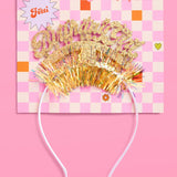 Golden Girl Birthday Headband