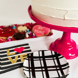 Hot Pink Melamine Cake Stand | Cupcake Stand