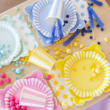 Yellow Polka Dot Dinner Napkin