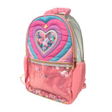 "Taylor" Quilted Confetti Hearts Backpack