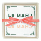 Ceramic Napkin Tray + Napkins - Le Mahj