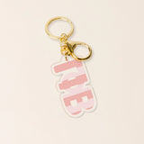 Sorority Stripes Acrylic Keychain