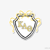 Kappa Alpha Theta Vinyl Sticker [Officially Licensed]