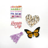 Books Are Magic Watercolor Sticker