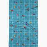 At The Pool Tea Towel