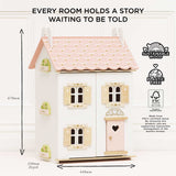 Roseheart Wooden Dolls House, Furniture & Family