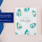 Christmas Crest Blue and White [individually wrapped]
