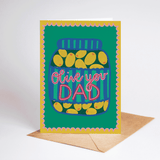 Olive You Dad Father's Day Greeting Card