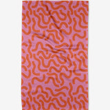 Abstract Snake Tea Towel