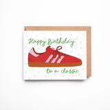 Tennis Shoe Birthday Card