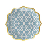 Aspen French Blue Cocktail Plates