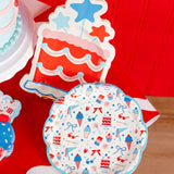 Summer Cake Shaped Paper Plate