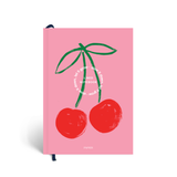 Fresh Cherries A5 Hardcover Lined Notebook