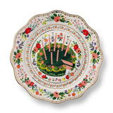Floral Cake Celebration Plate
