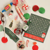 Christmas Striped Deluxe Surprise Bon Bon Handmade Favor GRN