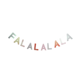 Fa La La Glittered Banner Set