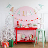 Fa La La Glittered Banner Set
