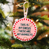 Needlepoint Ornament - This Is My Circus