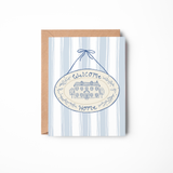 Welcome Home Plaque Card