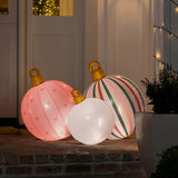 Pink Light Up Inflatable Ornaments