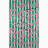 Palm Tree Stripe Tea Towel