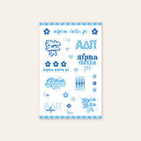Sorority Sticker Sheet - 19 Chapters Available